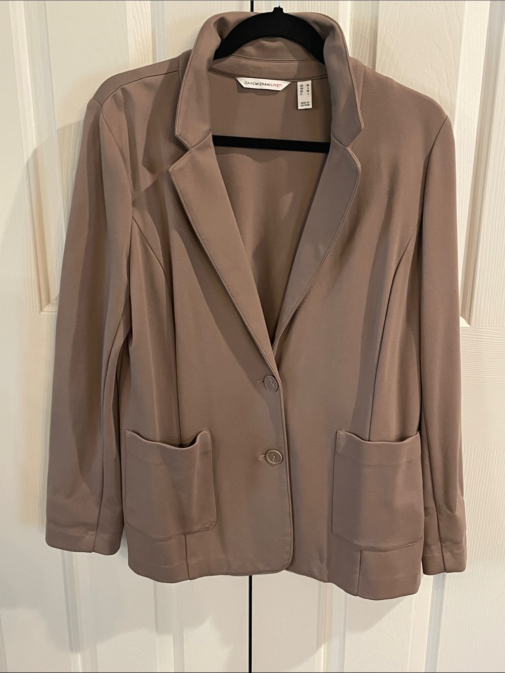 Isaac Mizrahi Live! Taupe Blazer